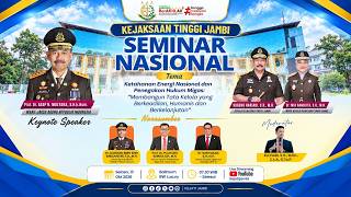 Seminar Nasional - Ketahanan Energi Nasional Dan Penegakan Hukum Migas
