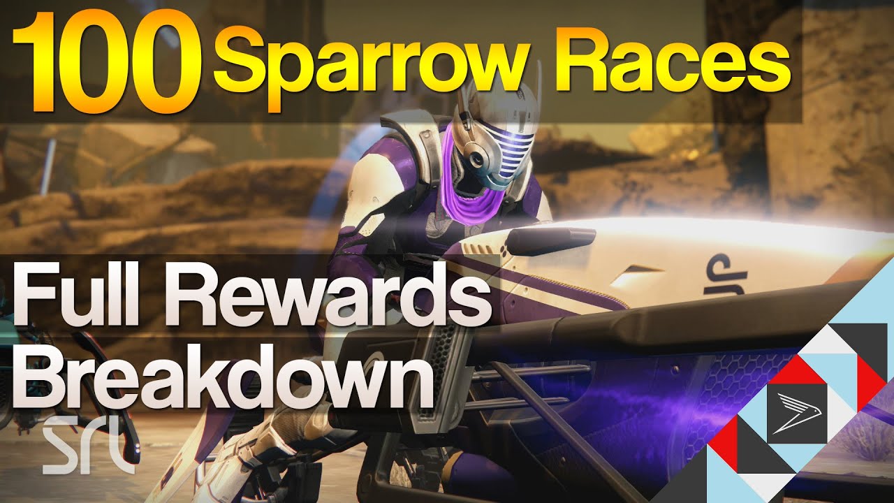 Destiny: 100 Sparrow Races Full Rewards Breakdown