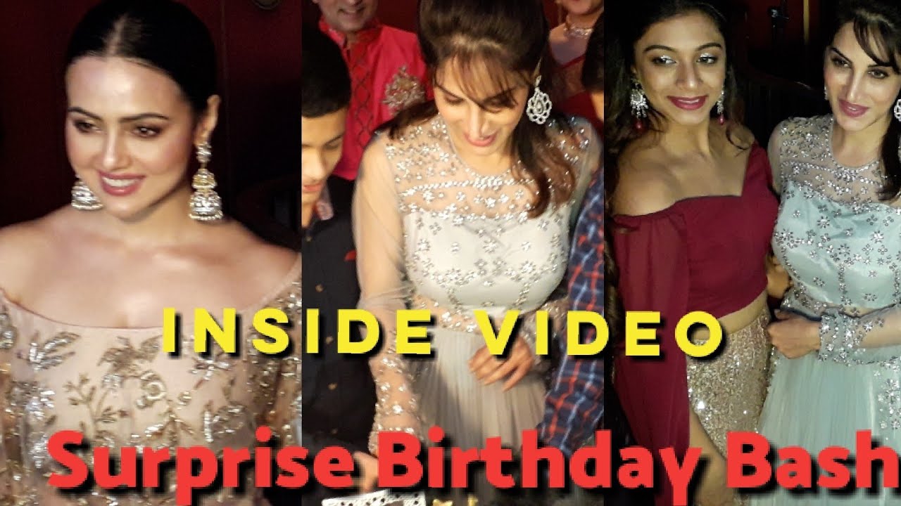 Surprise Birthday Bash For Marathi Bigg Boss Contestant Smita Gondkar |Sana Khan |Debina |Gurmeet