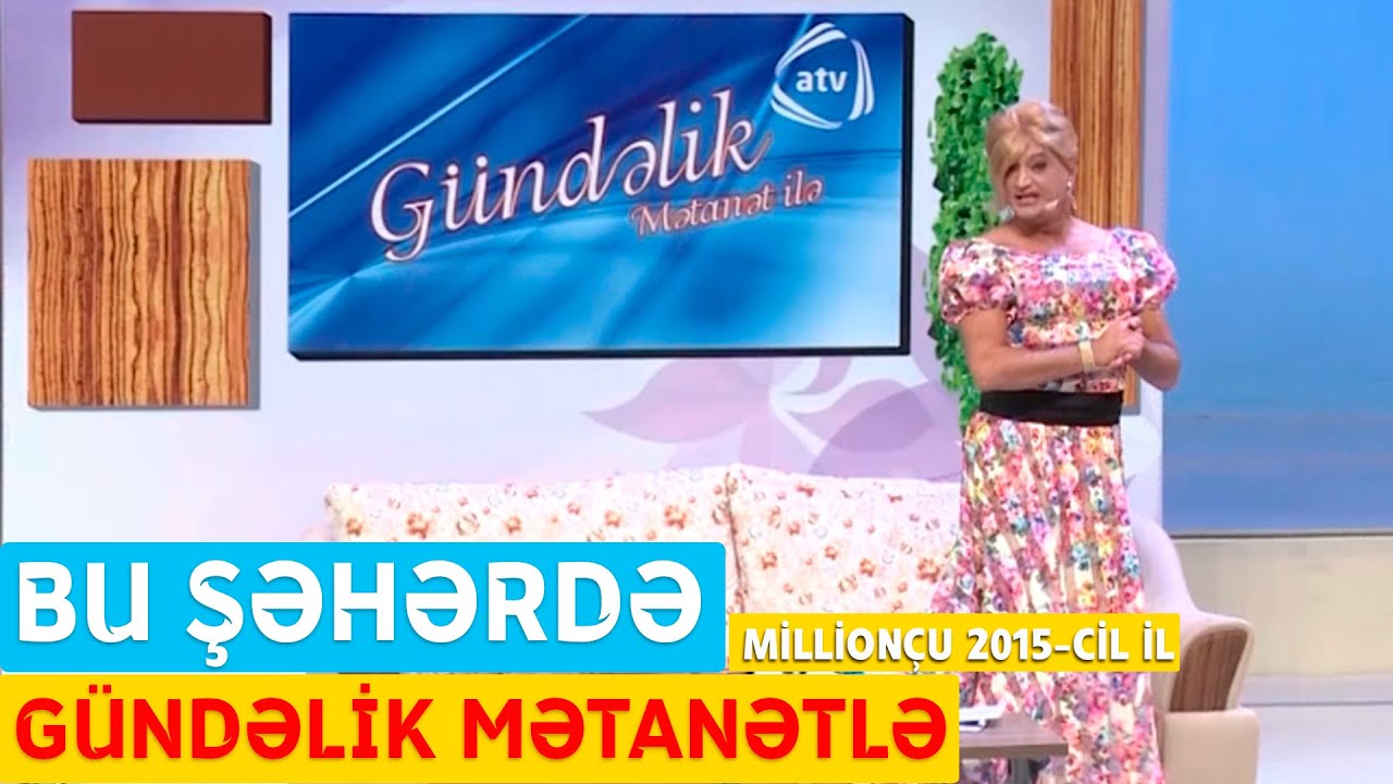 Bu Şəhərdə - Gündəlik Mətanətlə (MilliOnçu Konserti 2015-ci il)