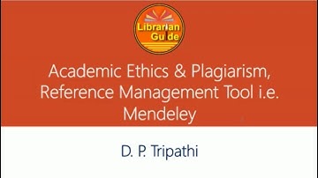 Citation Management with Mendeley