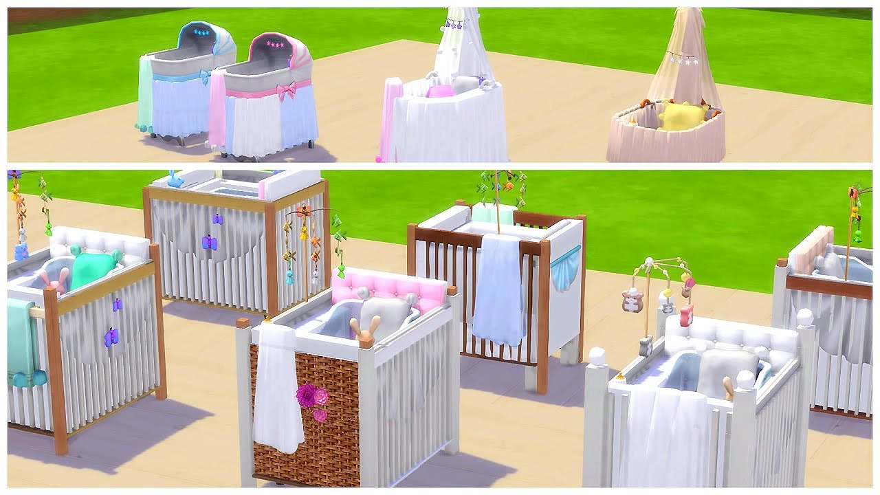 The Sims 4 Custom Content Baby Edition Crib Mod Omsp