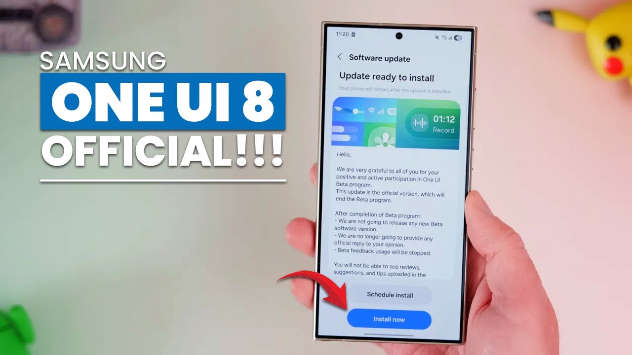 Ui Update Samsung One UI 8.0 Update - OFFICIAL!!! - YouTube