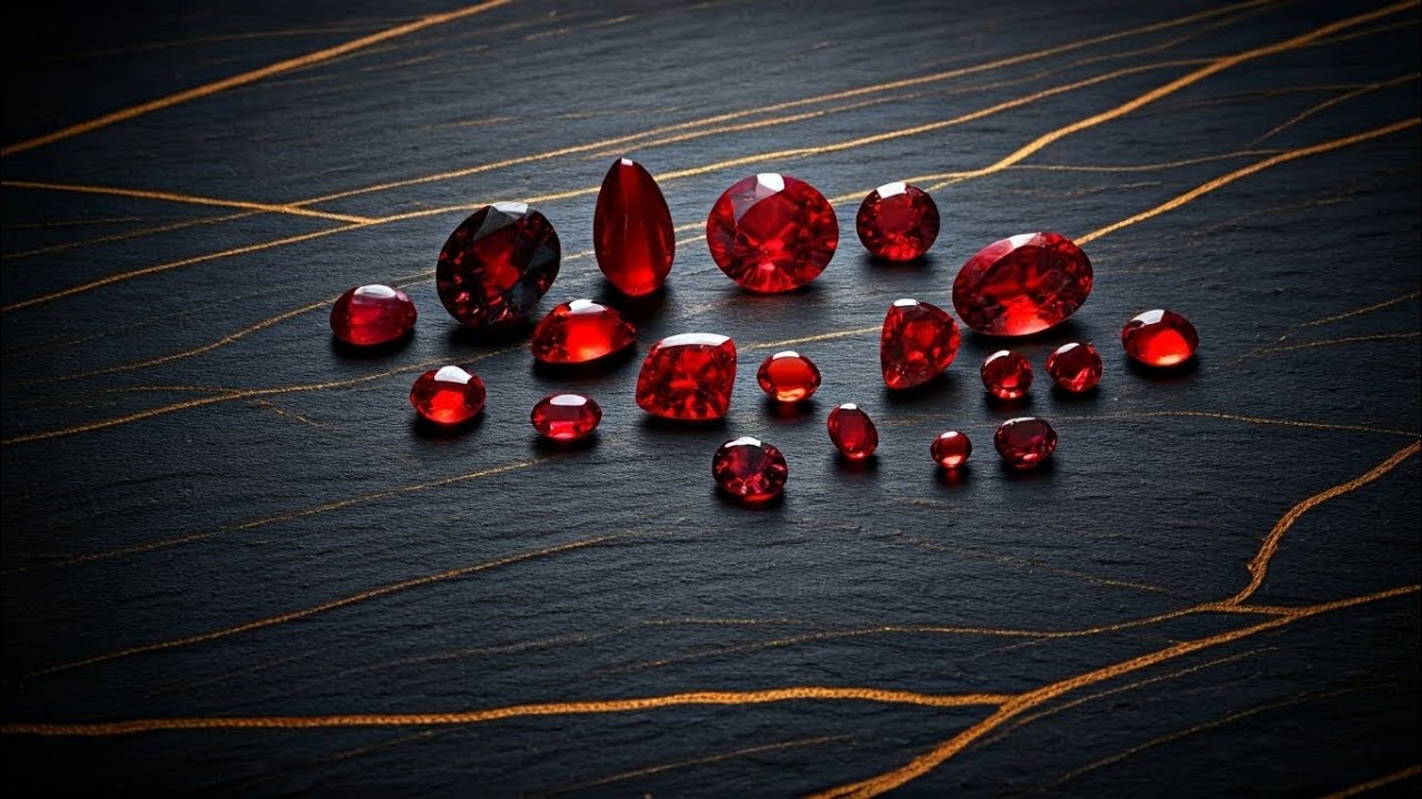 Painite Vs other red gemstones #45 