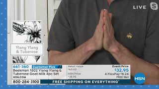 Beekman 1802 Ylang Ylang   Tuberose Goat Milk 4piece Set screenshot 5