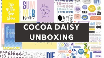Cocoa Daisy Wisteria Lane Planner and Memory Keeping Kits Unboxing