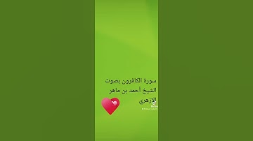 سورة الكافرون بصوت جميل