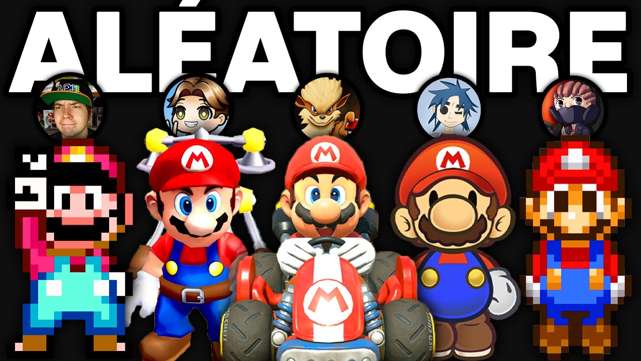 On a FUSIONNÉ 5 Mario et TOUT est ALÉATOIRE