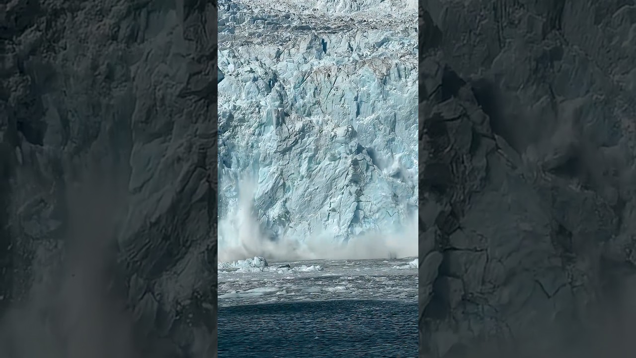 Glacier Calving in Kenai Fjords National Park