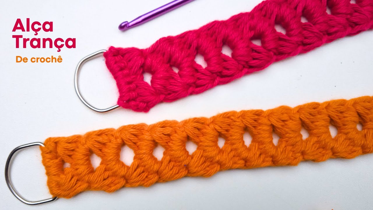 Transforma QUALQUER Bolsa 😍 - Alça De Crochê Versátil e Fácil de Fazer para Cinto e Bolsa