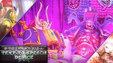 If the Emperor had a Text-to-Speech Device Special 3: 𝐓𝐡𝐞 𝐒𝐥𝐚𝐚𝐧𝐞𝐬𝐡𝐦𝐚𝐬 𝐒𝐩𝐞𝐜𝐢𝐚𝐥