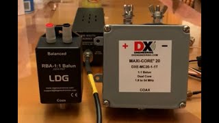 Current Balun Shootout!   LDG RBA-1:1 vs DXE-MC20-1-1T