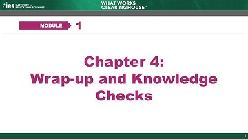 WWC Online Training, Module 1: Group Designs, Part 4