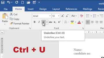 format text - bold, italics, underline, increase & decrease font, subscript and superscript-Ms word
