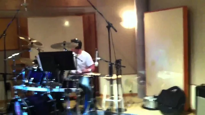 Steven Sweet recording drums at DBW for Paul Carou...