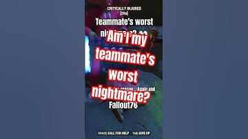 I keep falling... and he keeps saving me 😆  #fallout76 #shorts #gaming