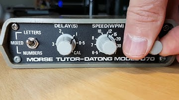 Datong D70 morse tutor MI0KXT