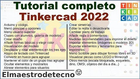 Tutorial completo de Tinkercad | Diseña en 3D desde ordenador o tableta
