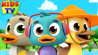 five little ducks super supremes cartoons preschool videos songs for children
