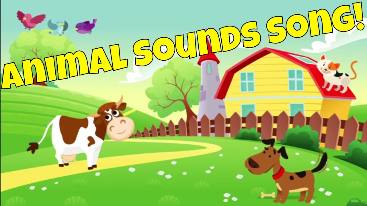These Are the Sounds of Animals! Animal Sounds Song for Kids