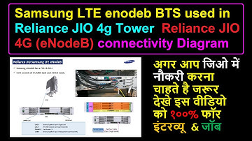 Samsung LTE enodeb BTS used in Reliance JIO 4g Tower | Reliance JIO 4G(eNodeB) connectivity Diagram