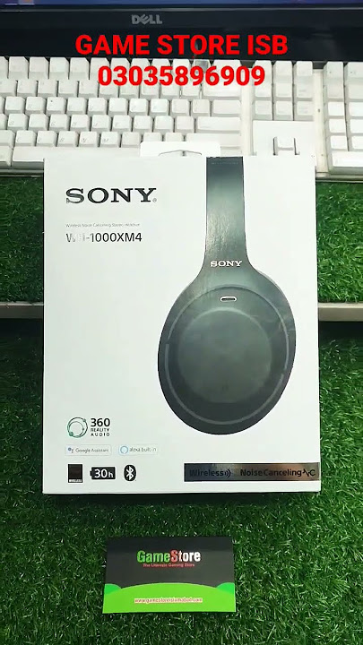 SONY WIRELESS NOISE CANCELING STEEREO HEADSET WH-1000XM4#sonyheadphone  #stereo #sonymusic