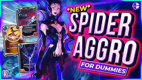 [NEW] SPIDER AGGRO DECK GUIDE!! Masters Spiders Guide!! | Legends of Runeterra Deck Guide