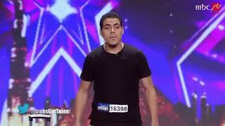 AKSI PRIA PANTOMIM AMRUSI Yang menggemparkan dunia islam-Arab Got Talent.