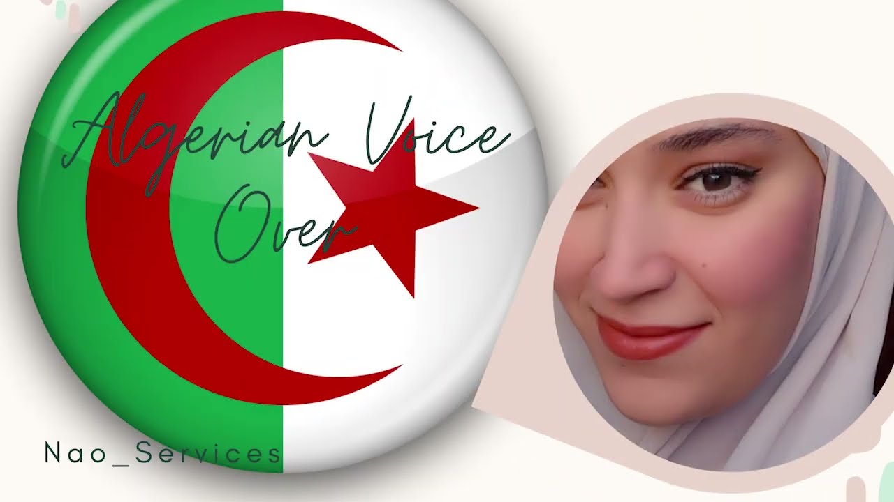 enregistrer votre voix off en arabe algérien derdja