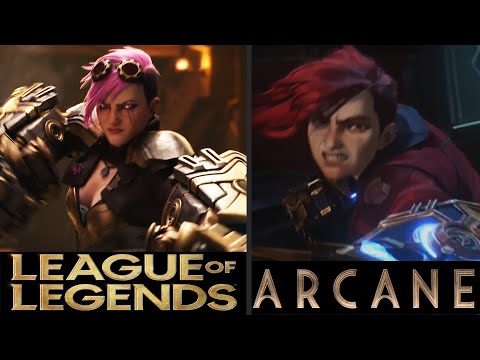 Arcane Characters In Game vs Animation