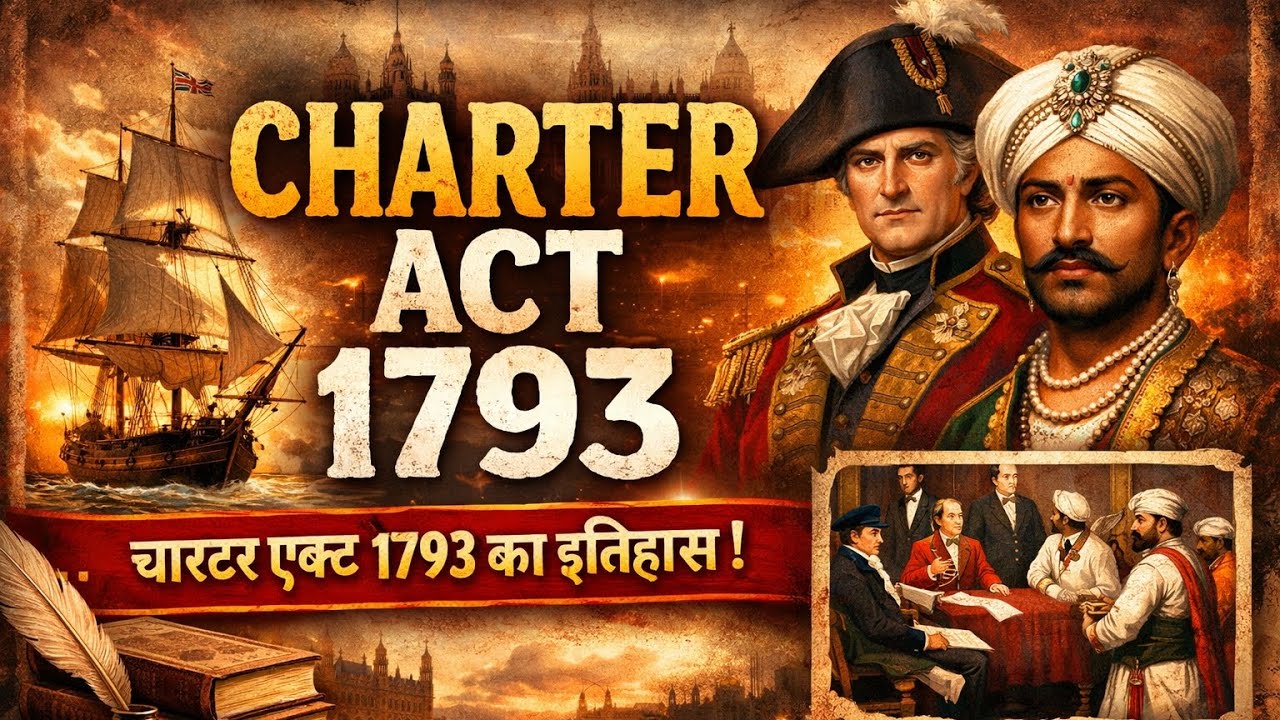 Charter act 1793, भारतीय संवैधानिक इतिहास #bpsc #upsc #uppcs #ssc #examprepretion #youtubevideo 