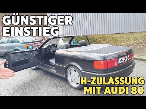 H-Kennzeichen günstig wie nie? Audi 80 Cabrio als perfekter Start in die H-Zulassung