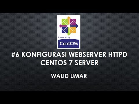#6 Konfigurasi Webserver HTTPD - Centos 7 Server