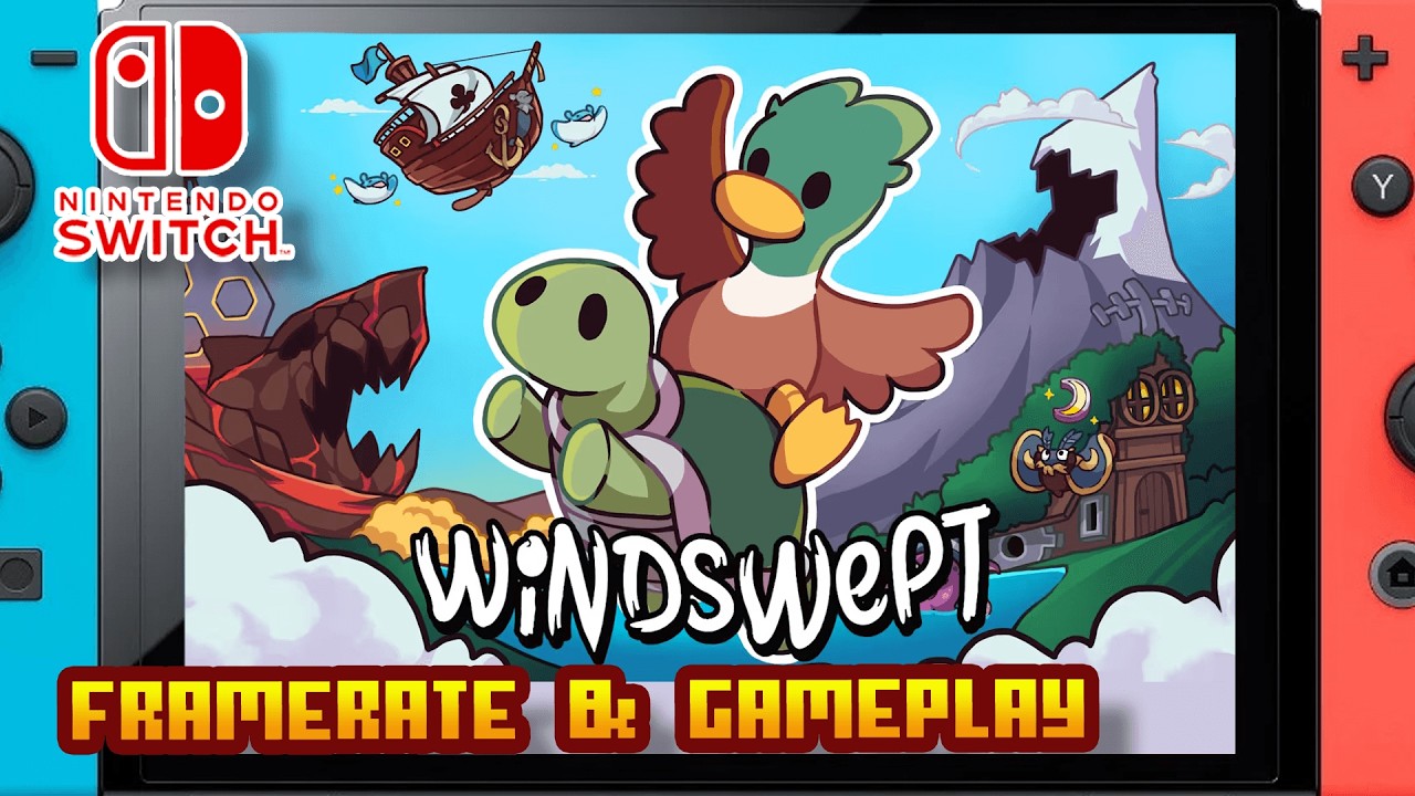 WINDSWEPT - (Nintendo Switch 1) - Framerate & Gameplay - 4K - YouTube
