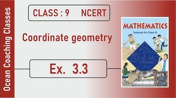 Class 9 Maths | Chapter 3 | Exercise 3.3 | coordinate geometry | CBSE NCERT | NCERT | GSEB