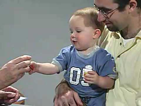 Neuro Exam 18 Month: Fine Motor/Coordination - Pincer Grasp And Handedness