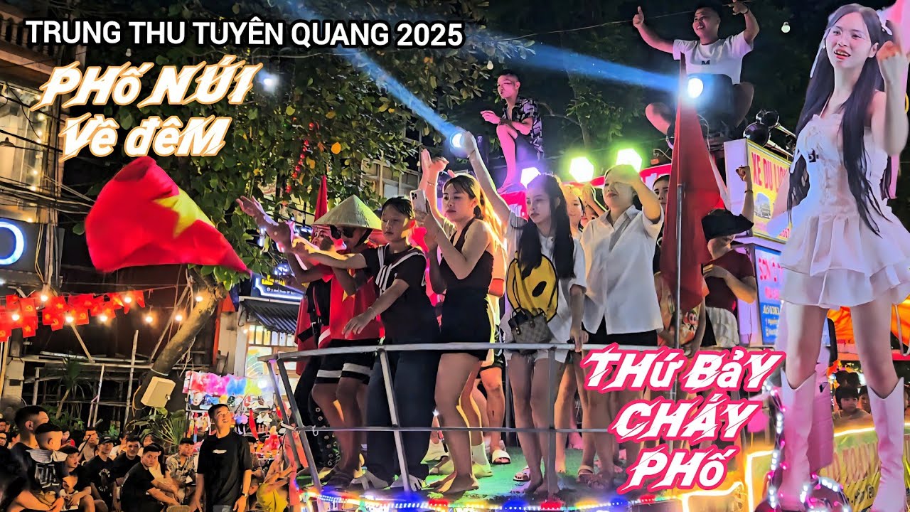 Trung thu Tuyên Quang 2025 thứ bảy PHỐ NÚI lại tưng bừng 