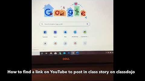 How to add a YouTube link to your classdojo story for teachers