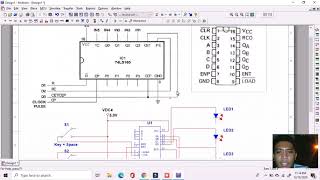 EXPERIMENT 14 SYNCHRONOUS COUNTER (MULTISIM)