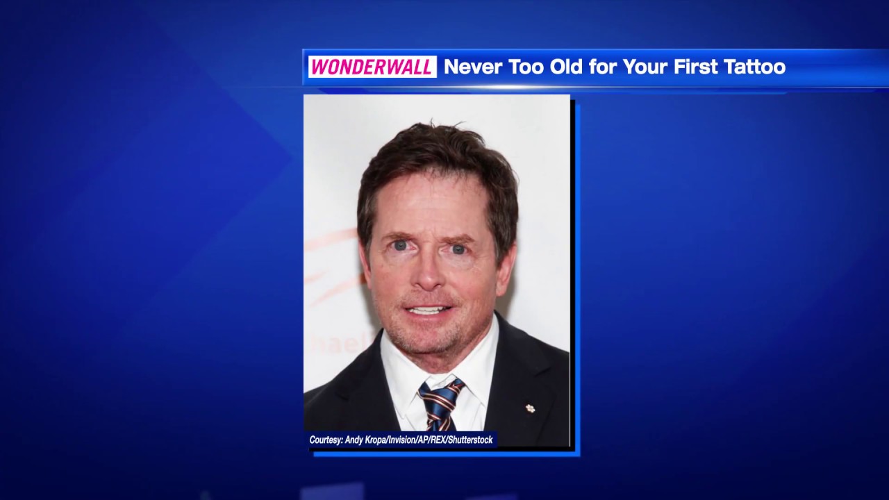 MICHAEL J. FOX GETS A TATTOO