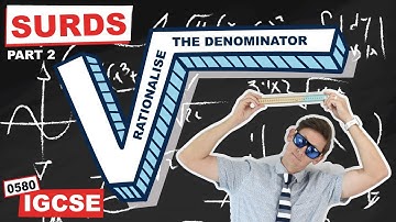 Rationalise a denominator with a surd using the conjugate Part 2
