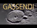 月の絶景054ーガッサンデー・クレーター Amazing view of the moon 054ーGassendi