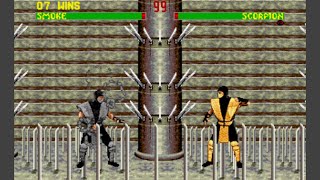 Mortal Kombat II Unlimited [Genesis] - play as Smoke