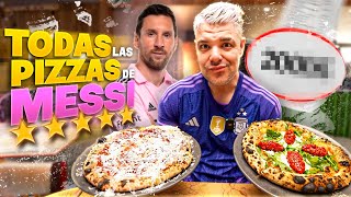 ME ARRUINO PROBANDO TODAS LAS PIZZAS del RESTAURANTE de MESSI 🍕 *LAS PIZZAS MÁS CARAS DEL PAIS*