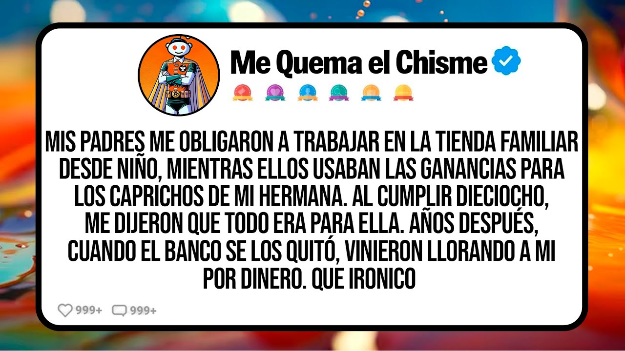 Mis Padres Me Obligaron A Trabajar En La Tienda Familiar Desde Niño, Mientras Ellos Usaban Las...