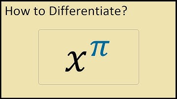 How to differentiate x^pi (Working Out)