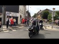 Passage du cortège de Moto pour la greffe de moelle à Clermont (Oise), le dimanche 14 juin 2015