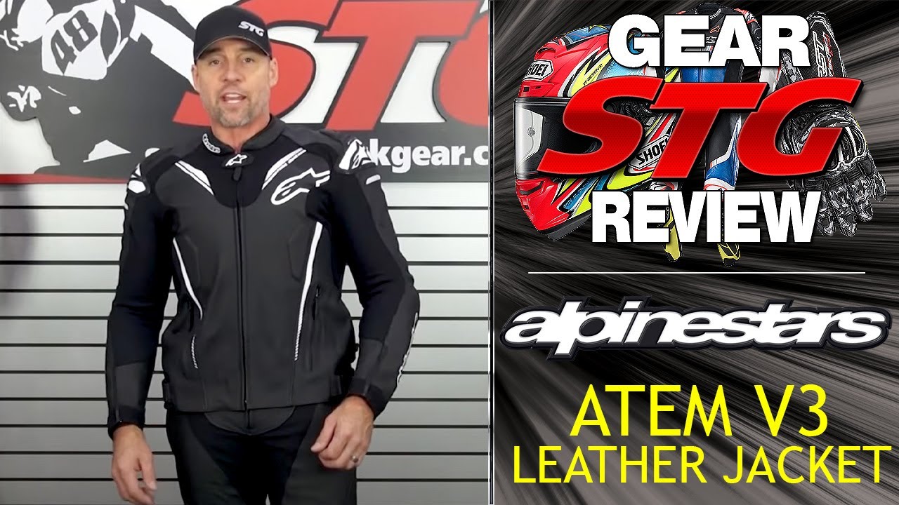 Alpinestars Atem V3 Leather Jacket Review Sportbike Track Gear Youtube