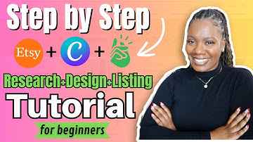 2025 Complete Etsy Print On Demand, Canva & Printify tutorial for beginners | Step by Step process