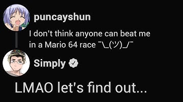 The Mario 64 Bingo Champion thinks he is unbeatable...so I challenged him